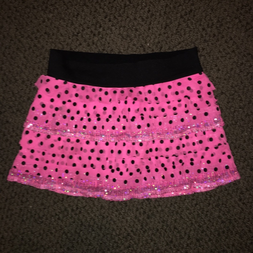 Justice skirt with attached shorts